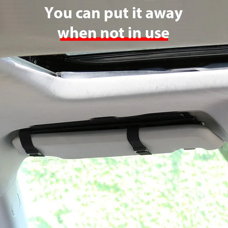 Universal Car Sun Visor Extender, Retractable Anti-Glare Shield