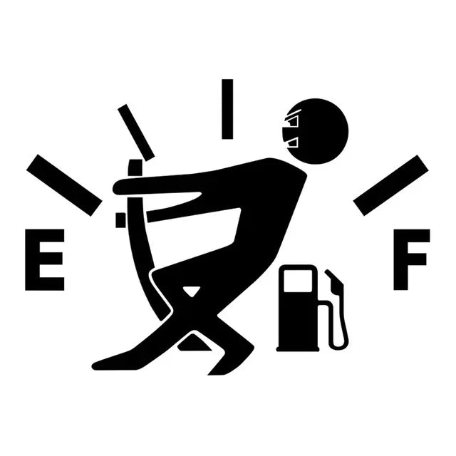 Funny Fuel Gauge Vinyl Car Sticker