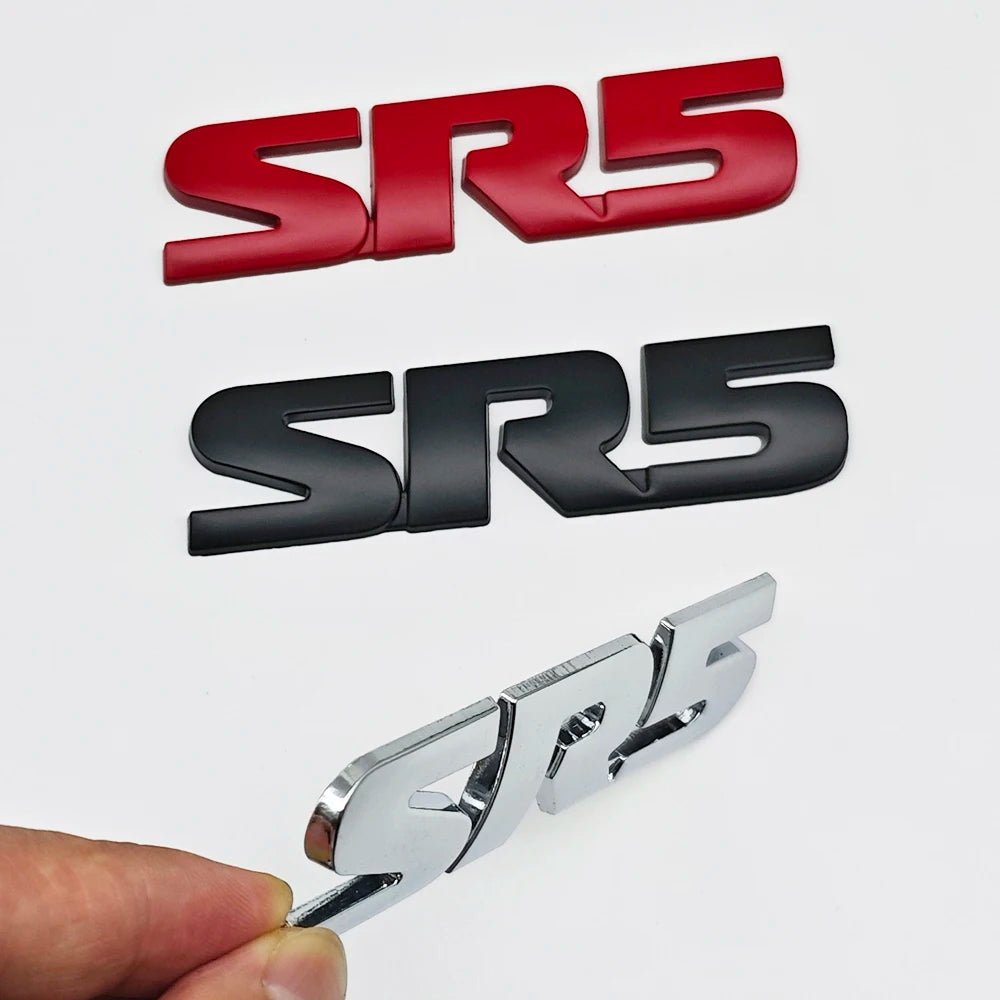 3D Metal SR5 Emblem Badge for Toyota Tacoma Tundra Hilux 4Runner