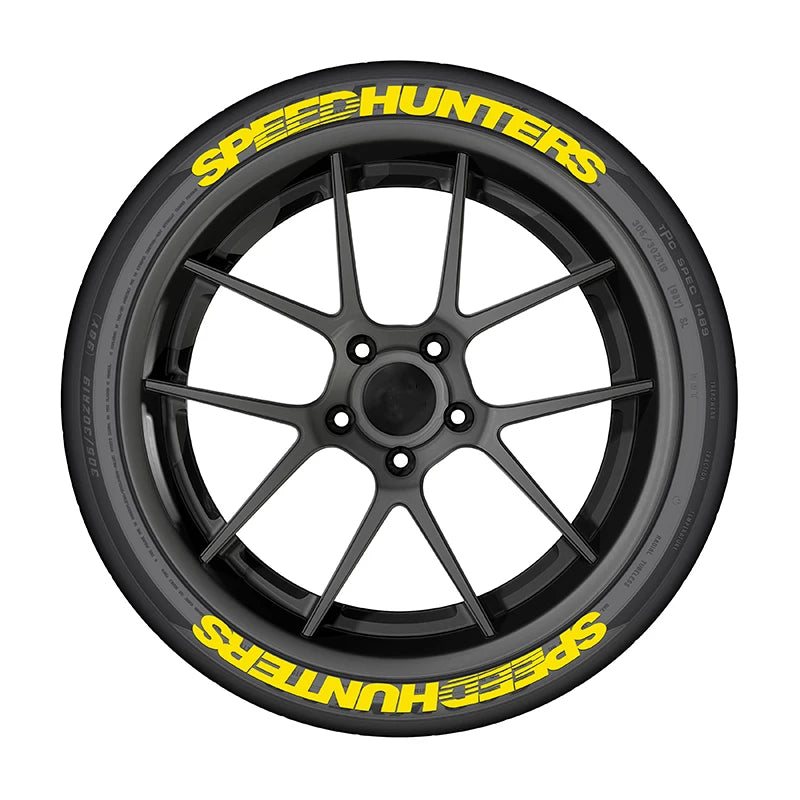 SPEED 3D Tire Letter Stickers for One Tire, Waterproof