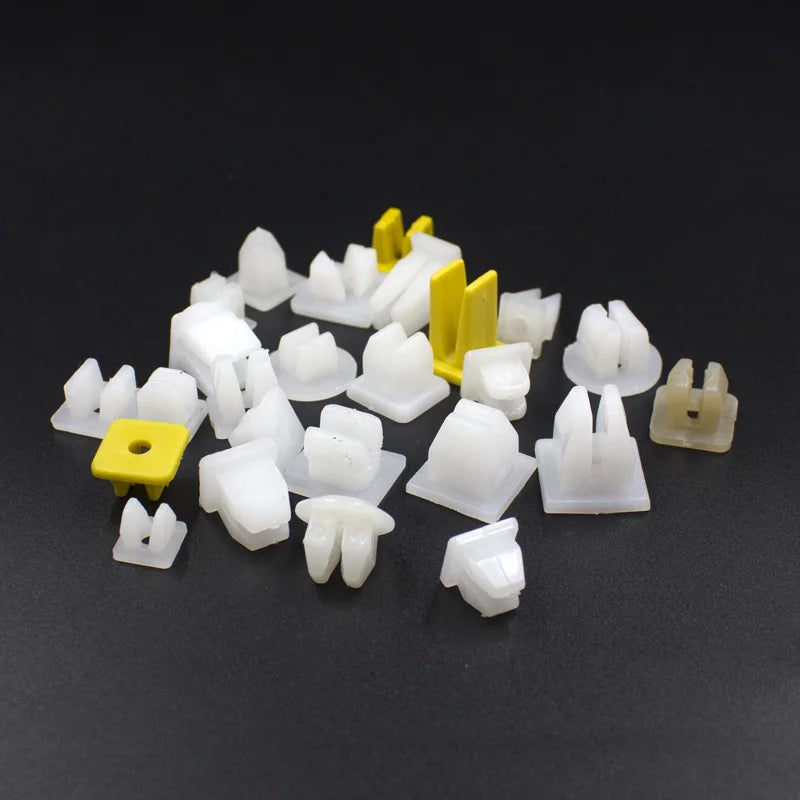 50-Pack Plastic Car Fastener Clips for Headlights & Grill - image 7