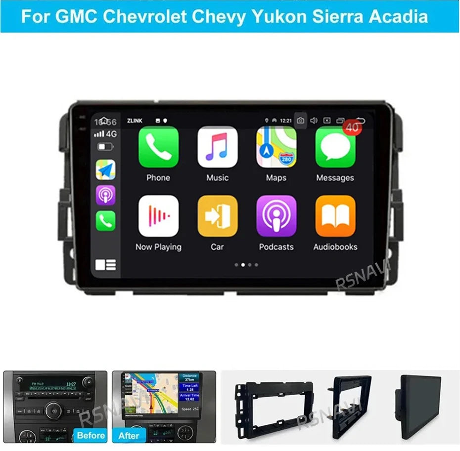 9-Inch Android CarPlay Radio for Chevy & GMC Trucks - image 7