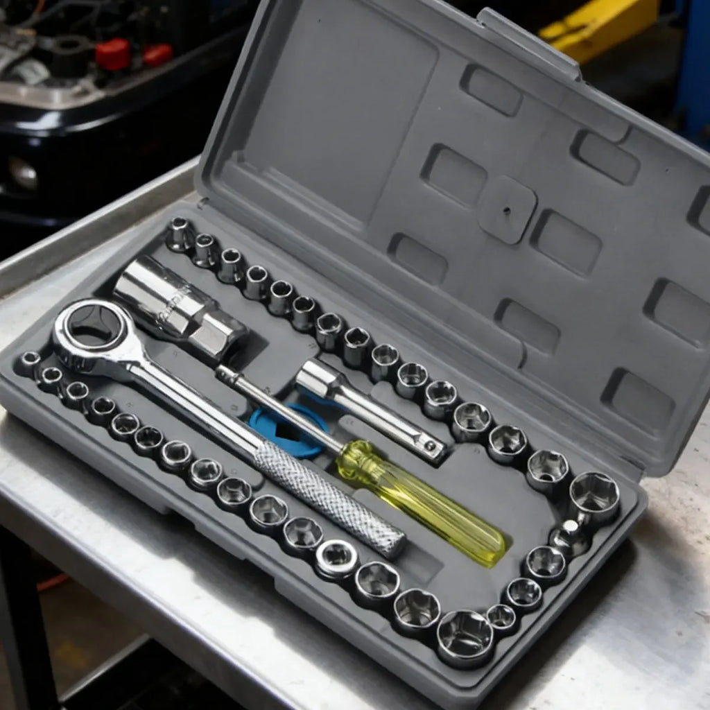 Auto‑Disassembly Socket Wrench Set, Multifunctional Car Repair Tool Kit for Automotive Maintenance