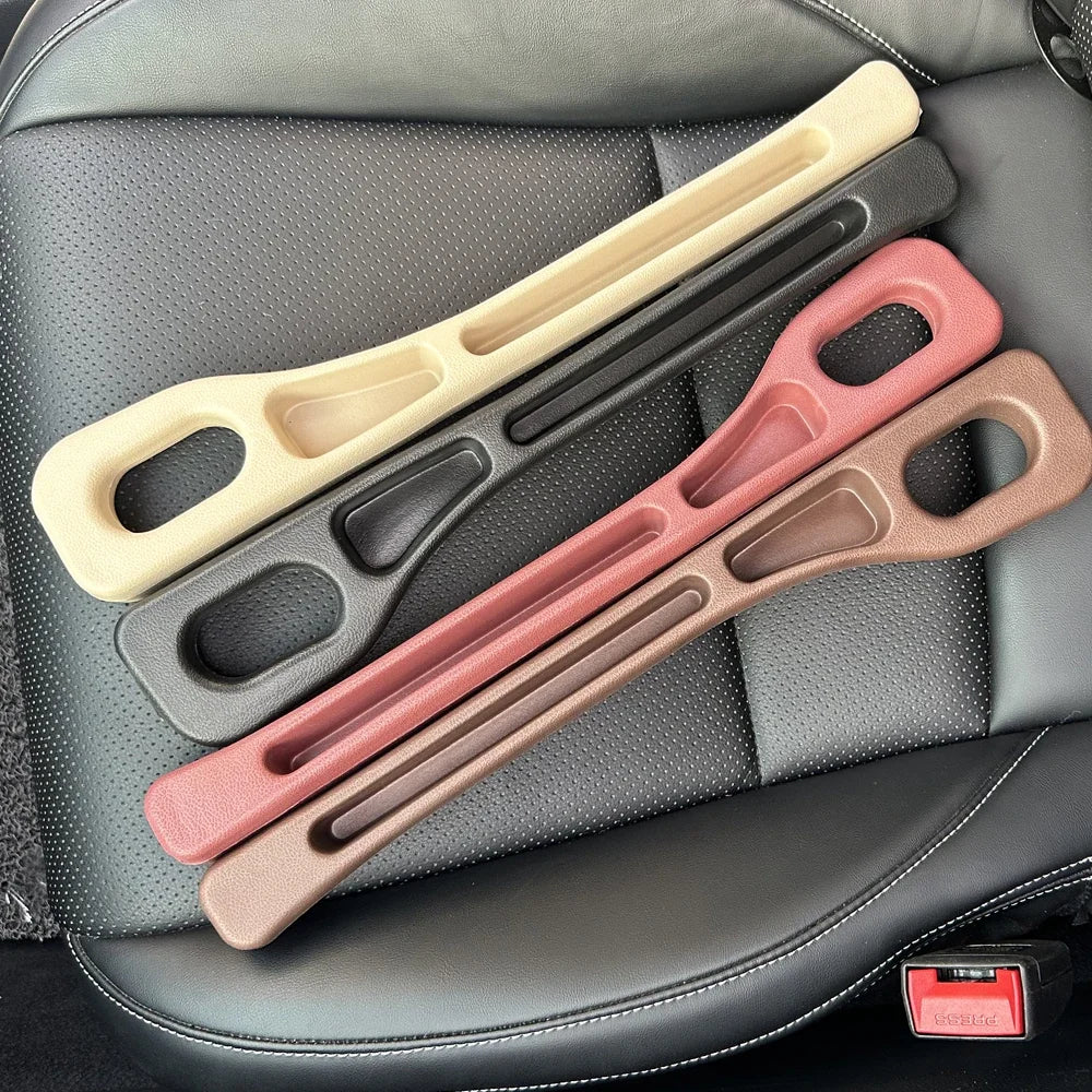 Car Seat Gap Filler with Dual Slots, Set of 2