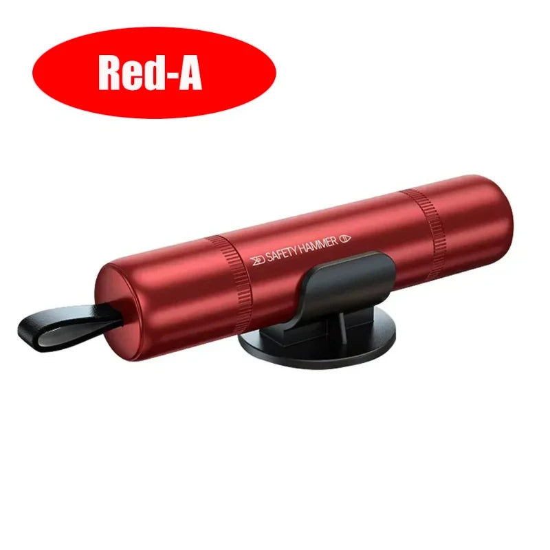 Car Escape Tool Safety Hammer, Glass Breaker & Seat Belt Cutter