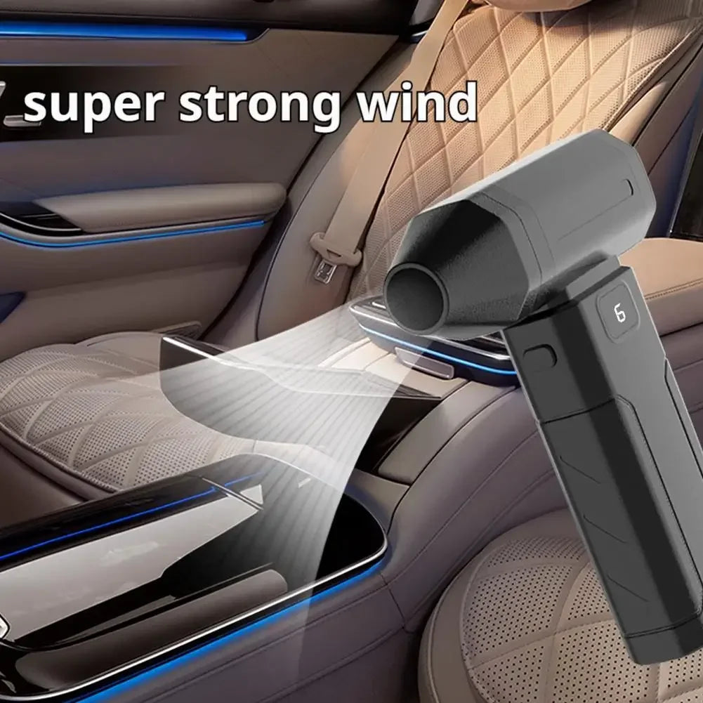 Cordless Mini Air Blower and Vacuum for Car and Home