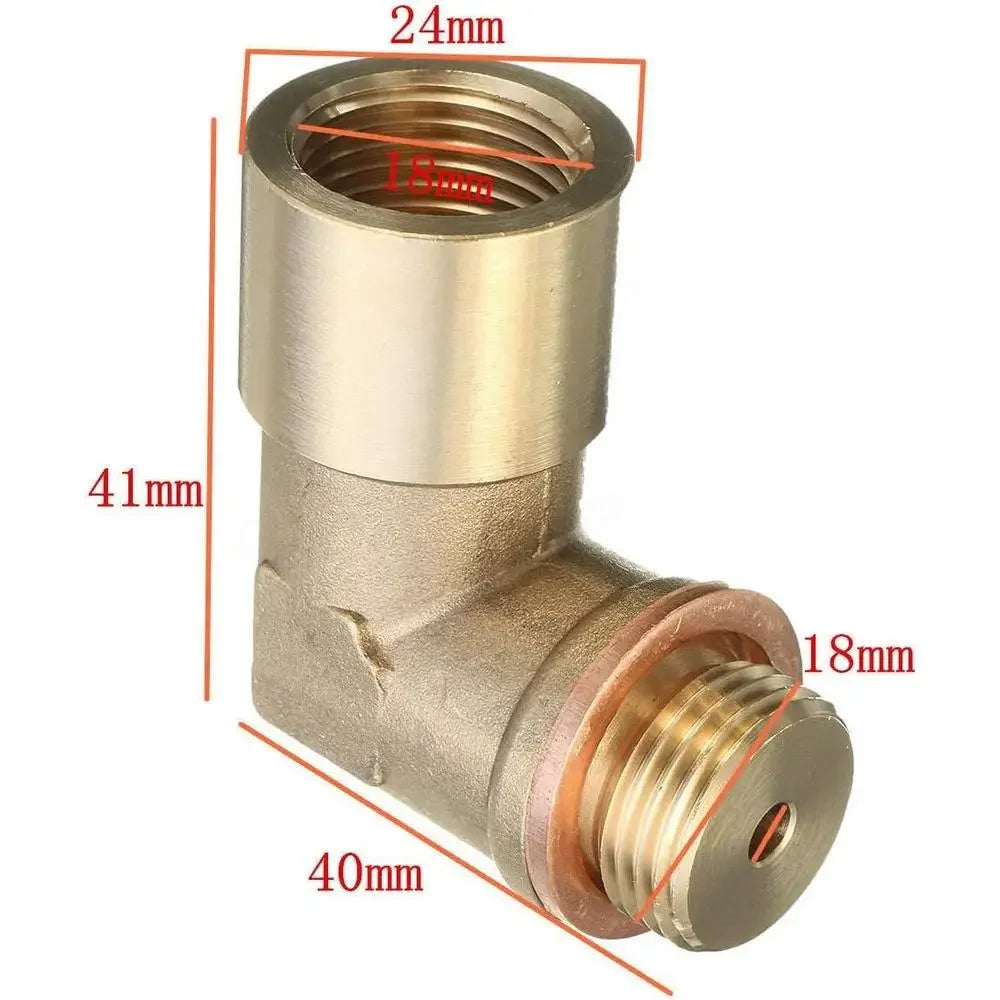 Brass Oxygen Sensor M18 x 1.5 for Improved Engine Performance - image 2