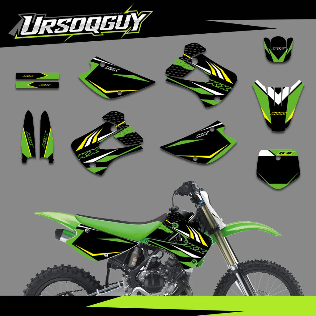 Custom Graphics Decal Kit for Kawasaki KX85/KX100 1998-2013 - image 17
