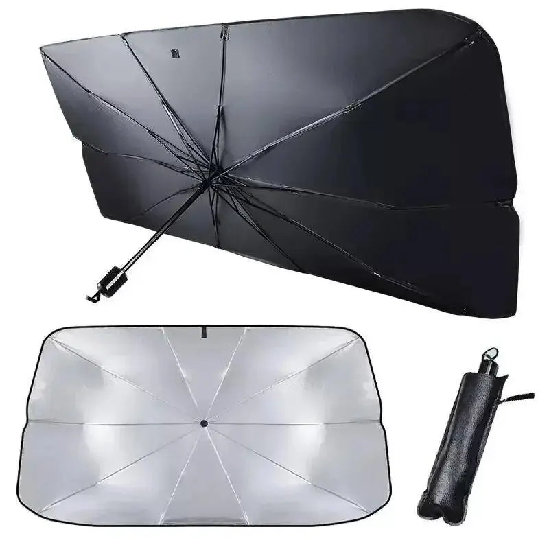 Car Sunshade Umbrella - Foldable Windshield Sun Protector - image 5