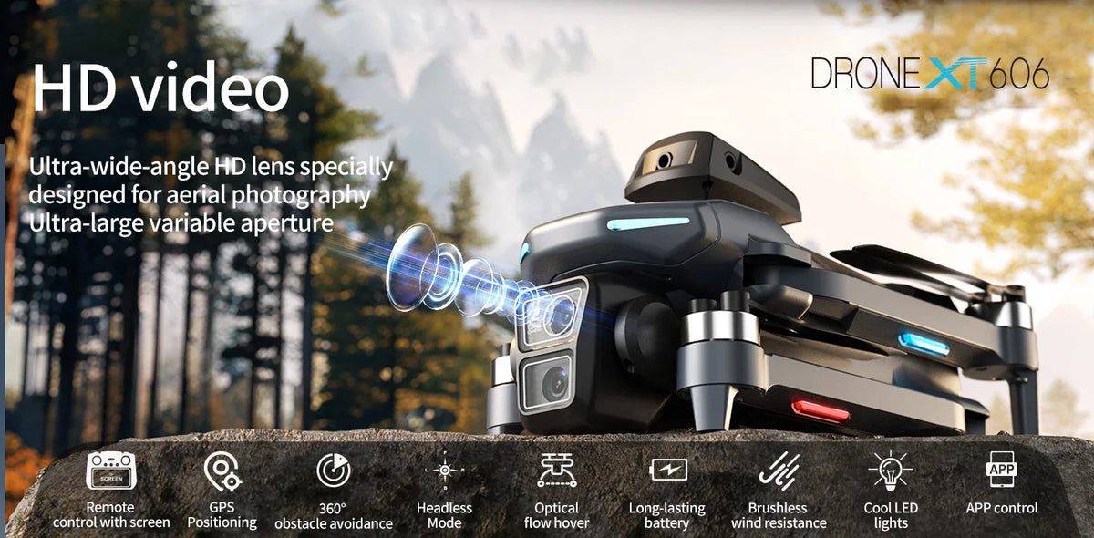 Lenovo XT606 Foldable Drone 8K Camera GPS 5G WiFi FPV Brushless - image 11
