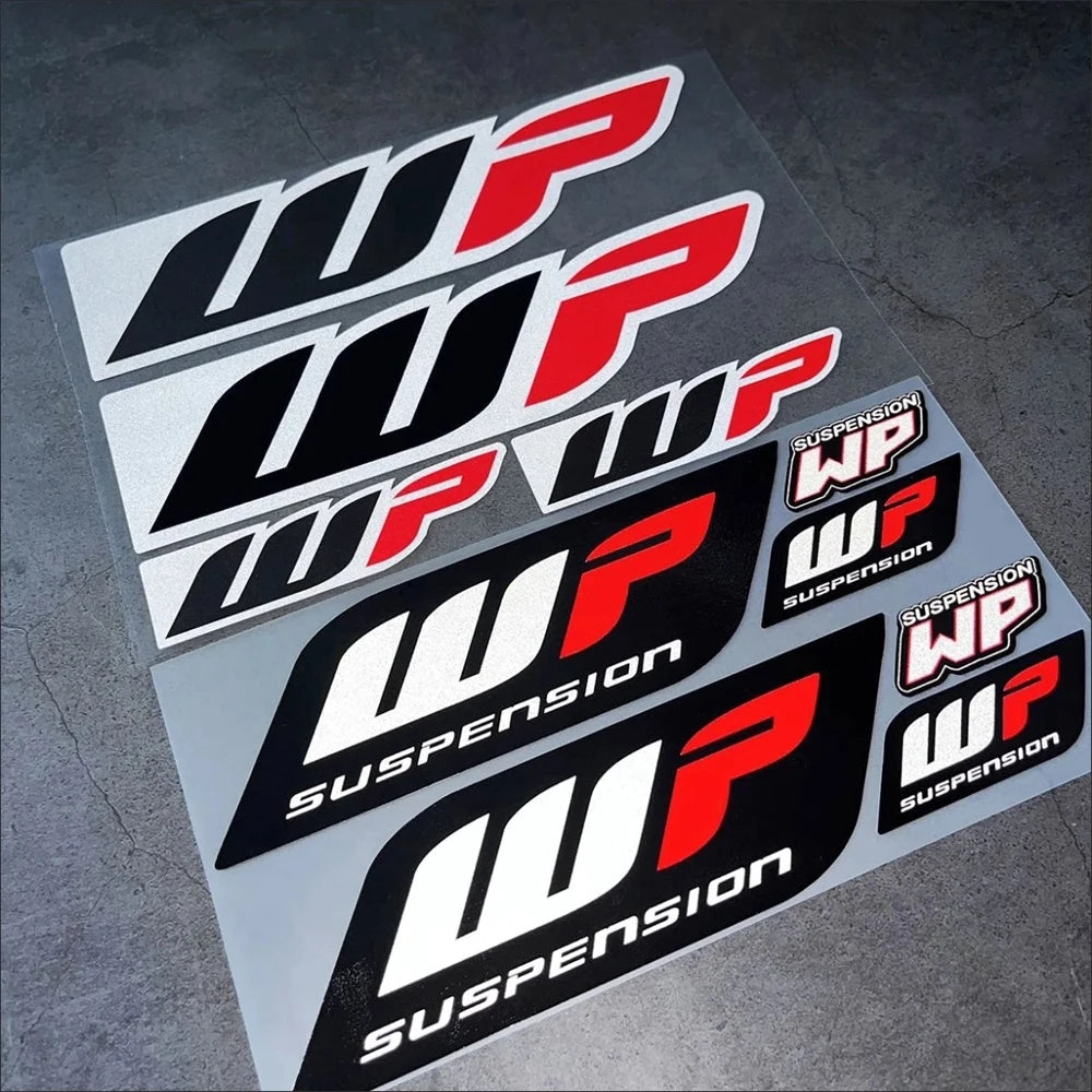 Reflective Motorcycle Fork and Windshield Sticker Set for Dirt Bikes