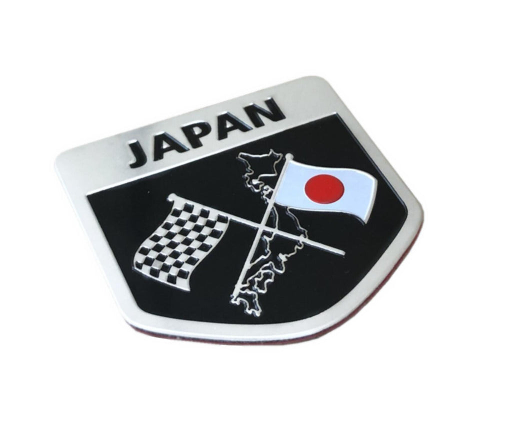 3D Metal Japanese Flag Emblem Badge Decal for Cars - view 6