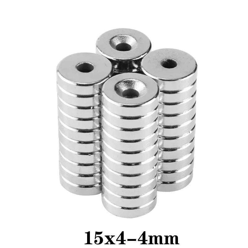 15x4-4mm Powerful Magnets Strong Disc Magnets For Fridge, DIY, Building, Scientific, Craft, Education 15*4-4 15x4-4