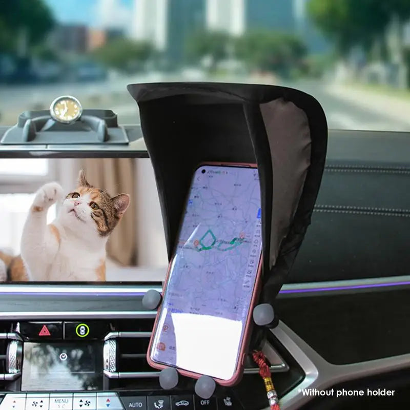 Universal Phone Sun Shade Umbrella for Car & Motorcycle - image 3