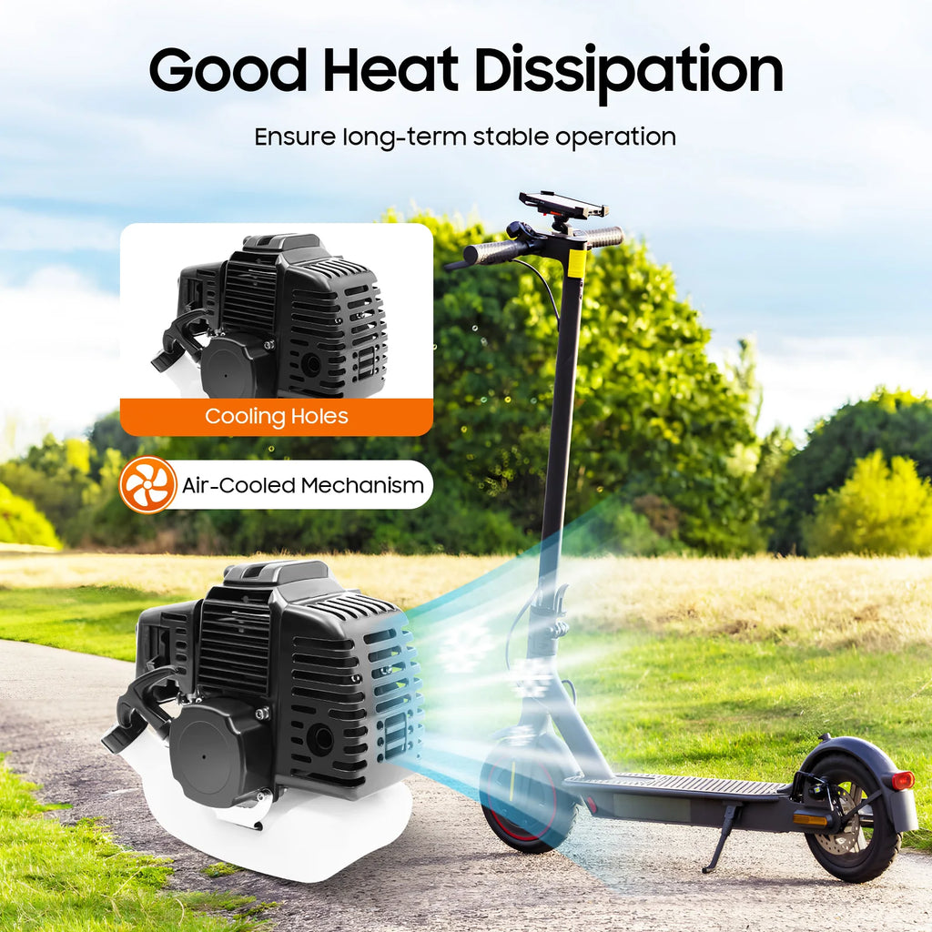 49cc 2-Stroke Pull Start Gas Engine for Pocket Bikes and Scooters
