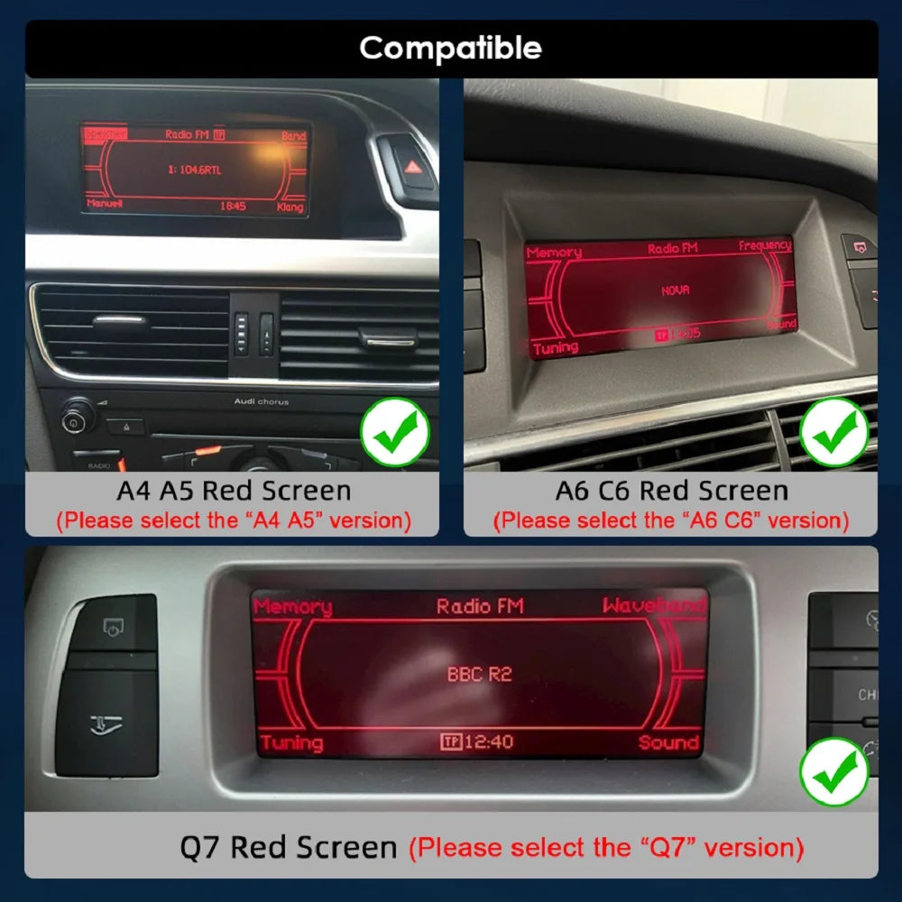 Android 14 Multimedia Player for Audi A4 A5 A6 Q7 - image 2