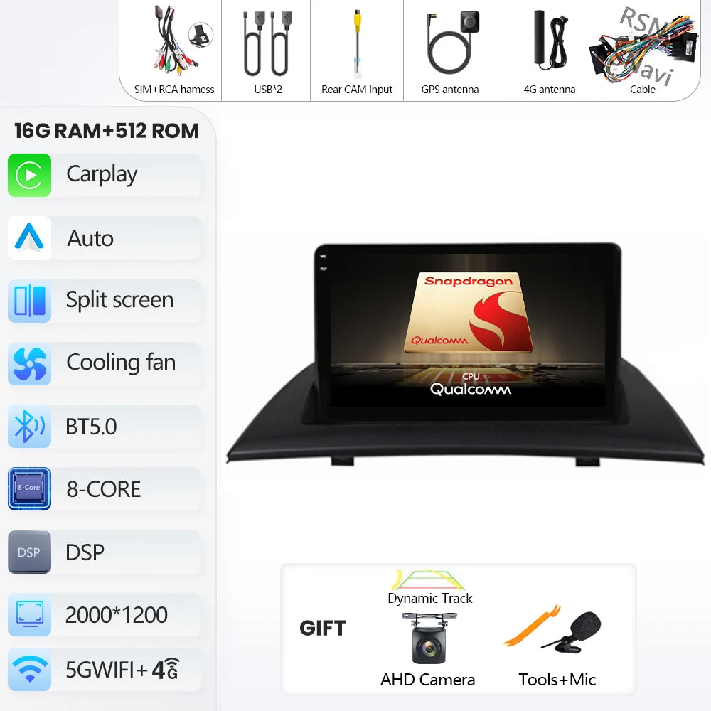 Android Car Stereo for BMW X3 E83 2004-2012 Carplay GPS - image 6