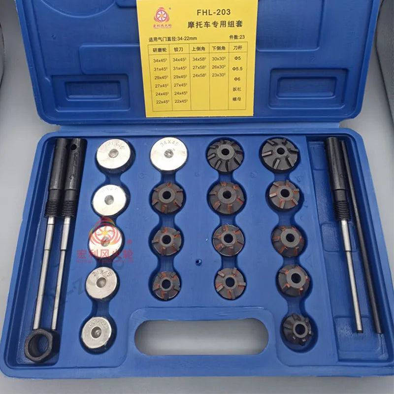 Valve Seat Reamer Set – Motorcycle & Auto Valve Milling Cutter Kit