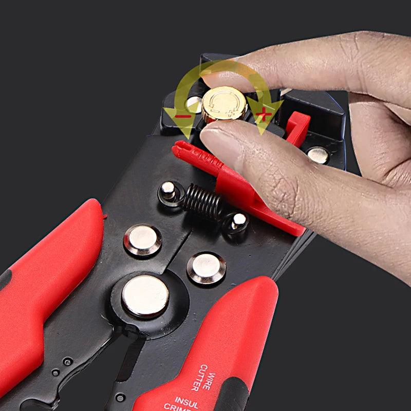 Self Adjusting Wire Stripper Tool with Wire Crimper and Cutters, Automatic Wire Stripper, Wire Stripper and Crimping Tool