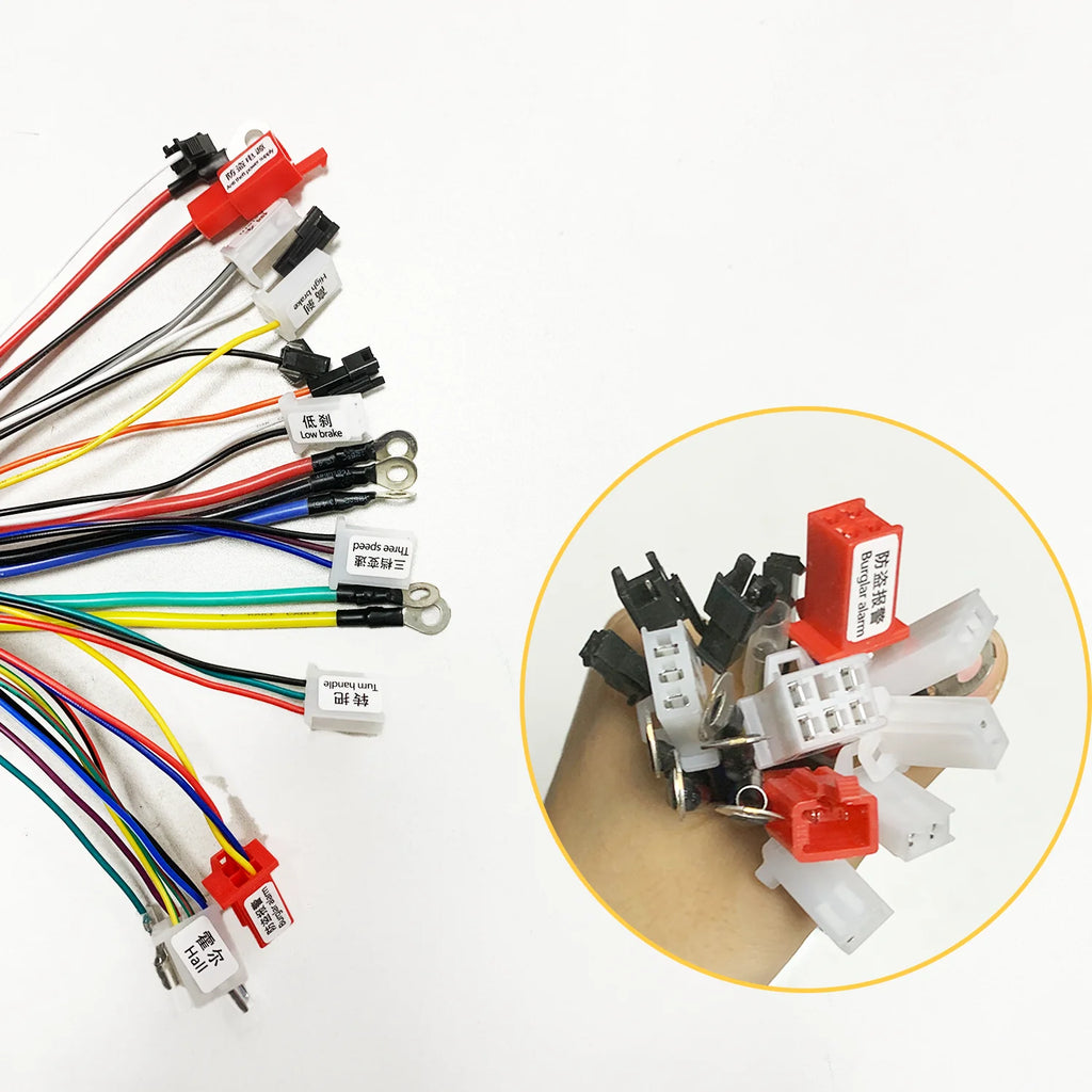 Electric Bike Controller 36V 48V 52V 64V DC Brushless Motor 3-Mode Sine Wave Controller 1000W 1500W 2000W 45A for E-bike Scooter