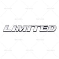 3D Metal Limited Letter Trunk and Fender Emblem Badge Decal - view 9