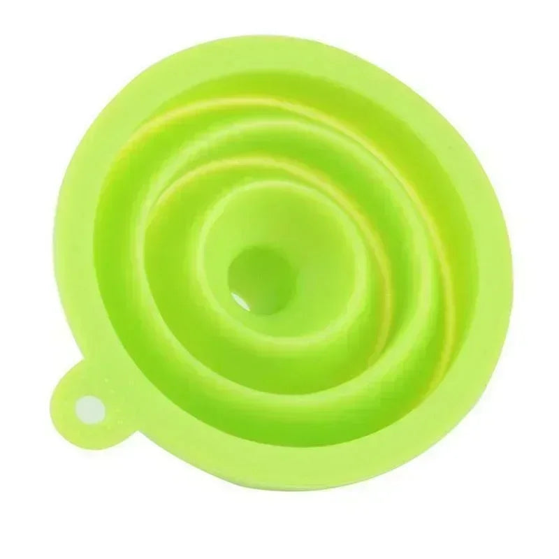 Silicone Car Oil Funnel Set - 2 Collapsible Funnels - image 5