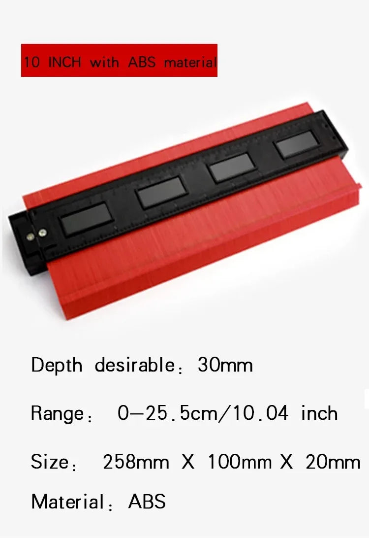 Contour Gauge Profile Duplicator for Woodworking Tile Cutting Template - image 11