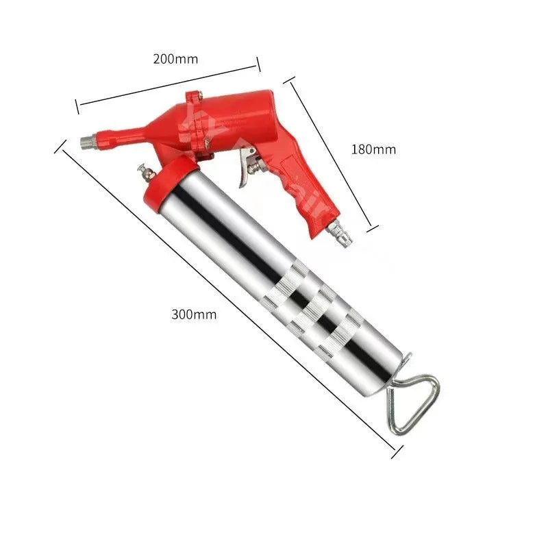 1 set 400CC Pneumatic Grease Gun Portable Pneumatic Compressor Pump Grease Gun for Various Auto Excavators and Marine