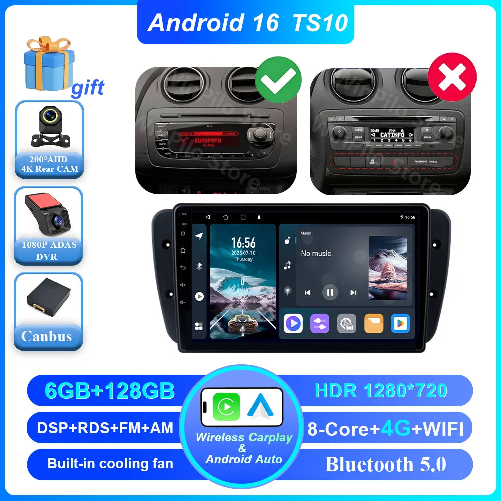 Android Car Radio for Seat Ibiza MK4 2008-2015 | CarPlay & GPS - image 18