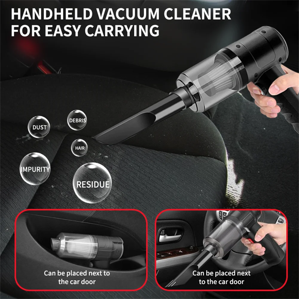 Portable Small Vacuum Cleaner for Multi Purpose Vehicles, Household Pump, Handheld Car Vacuum Cleaner