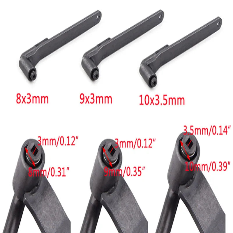 8mm 9mm 10mm Motorcycle Valve Adjustment Tool Square Hex T-Wrench - image 8