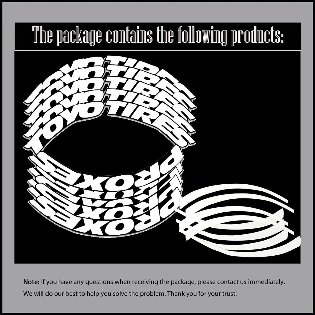 3D Waterproof Tire Stickers – Universal for Cars & Motorcycles - image 7