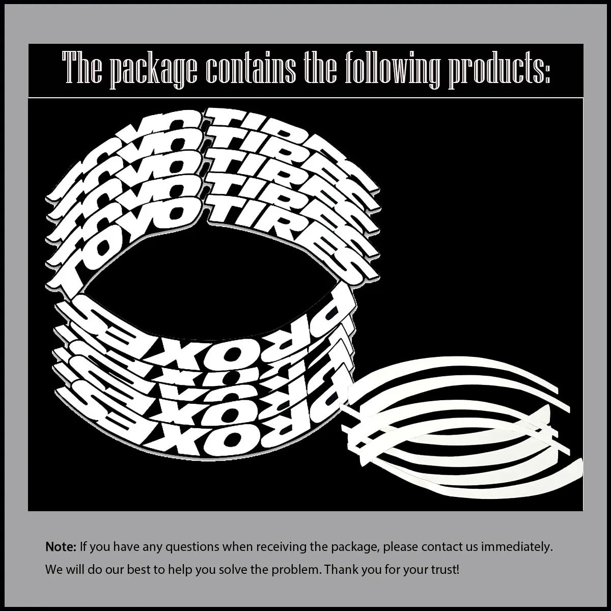 3D Waterproof Tire Stickers – Universal for Cars & Motorcycles - image 7