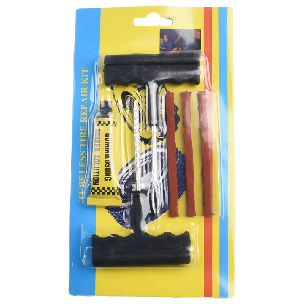 Tubeless Tire Puncture Repair Kit Suitable for Cars Vans and Motorbikes