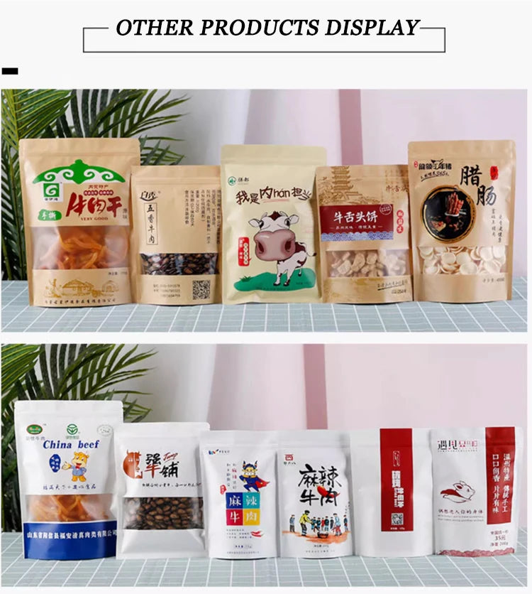 White Kraft Paper Bags with Window - Waterproof Food Packaging, 50 Pk - image 11