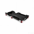 40'' 6-Wheel Heavy Duty Mechanic Creeper, Ergonomic Molded Rolling Board with Tool Groove for Under Car Maintenance
