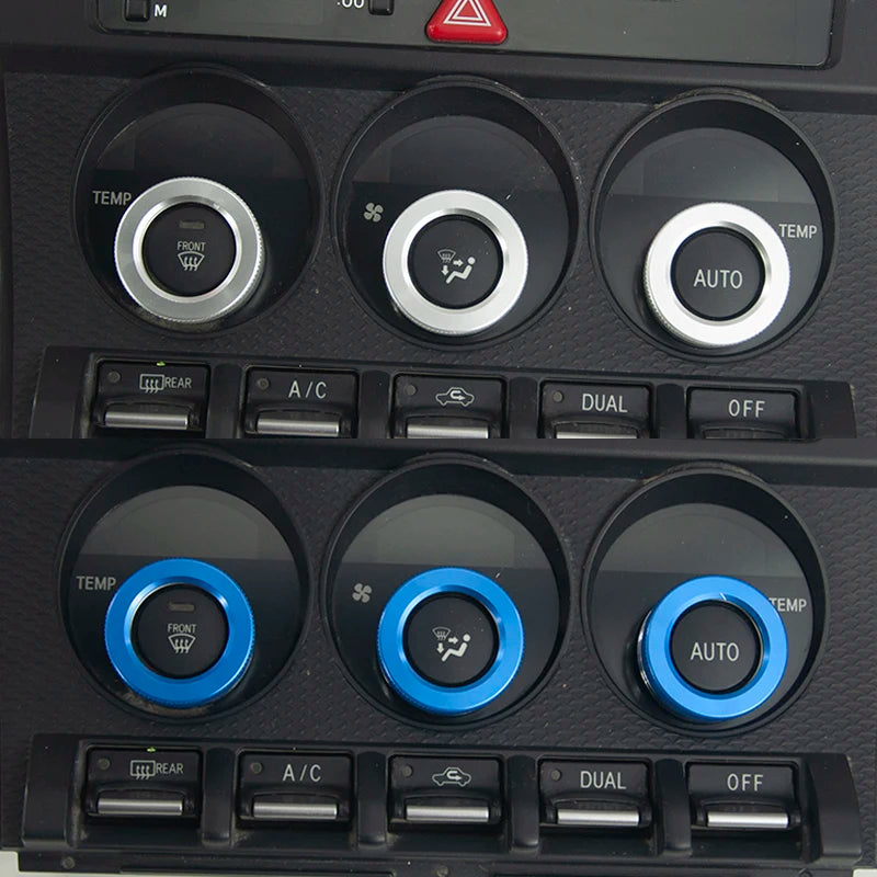 Aluminum A/C Control Knobs (3 Pack) for Toyota 86 & Subaru BRZ - image 6