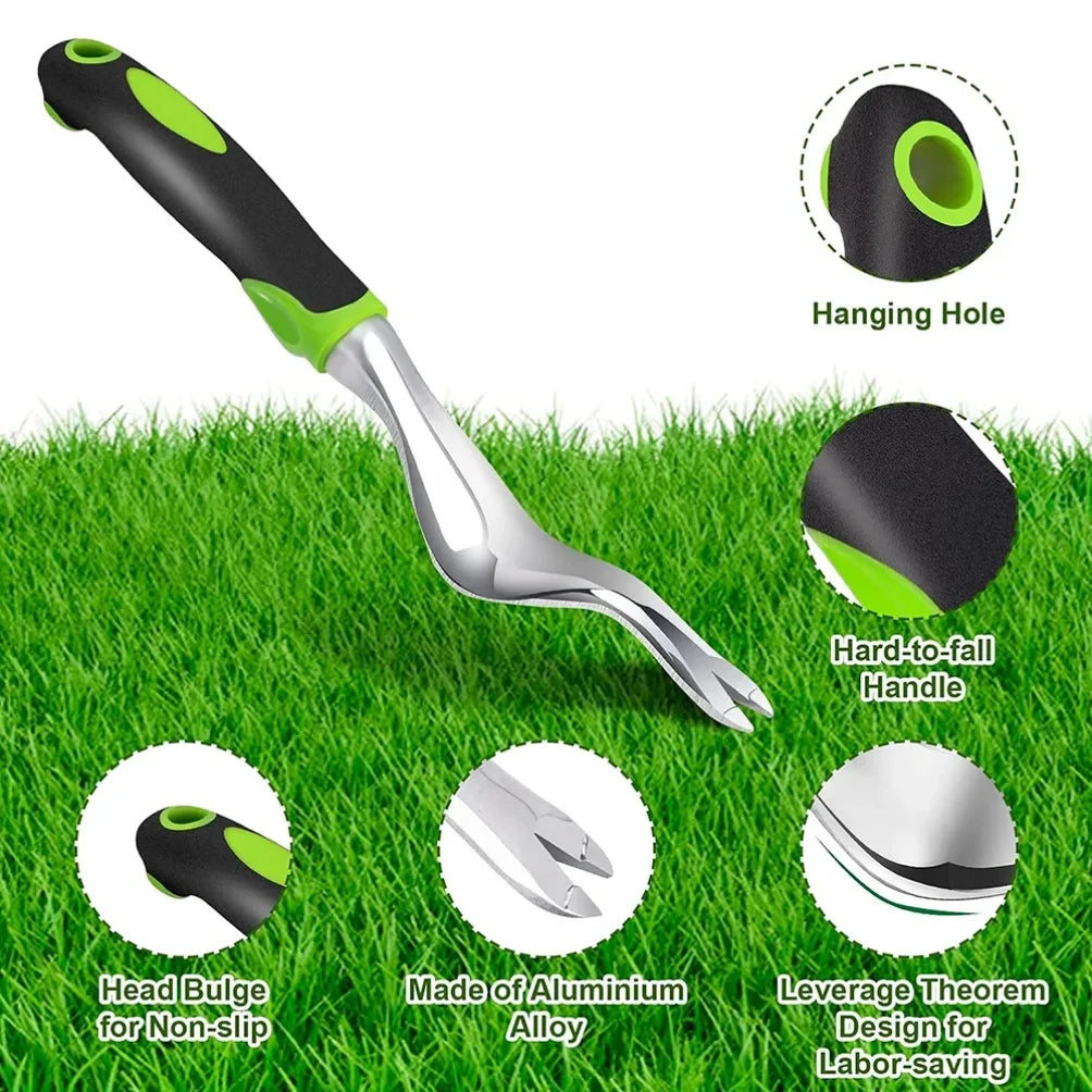 Hand Weeder Digger Tool – Ergonomic Handle Weed Puller