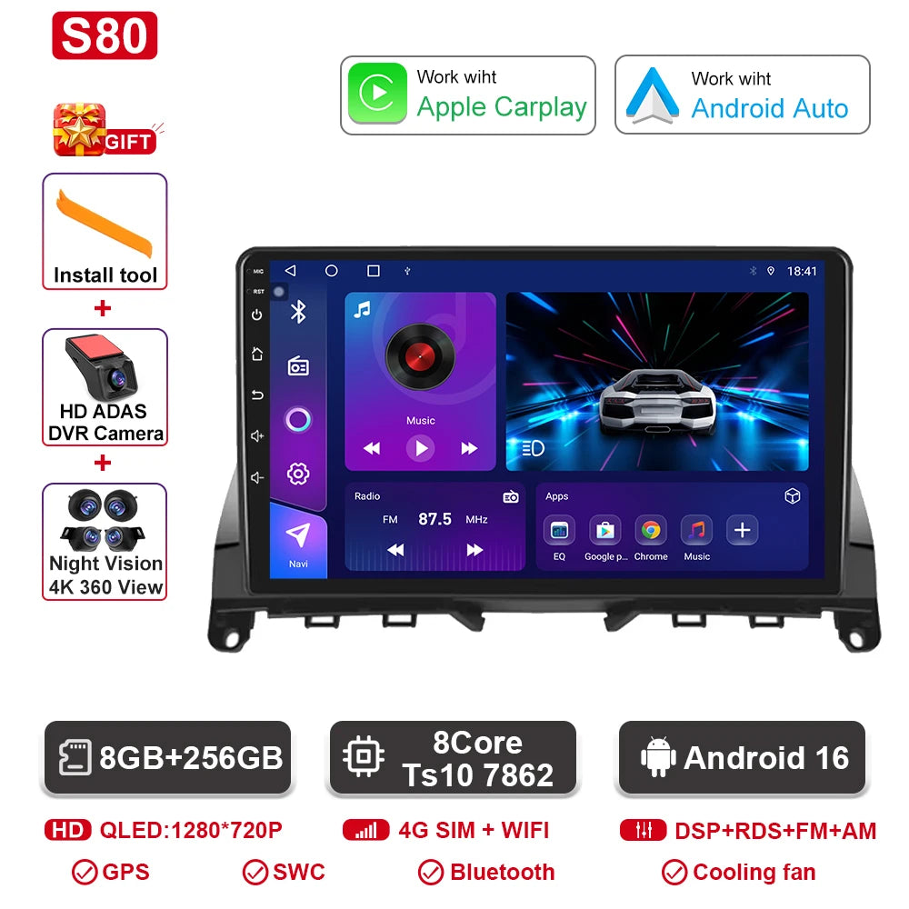 Mercedes C-Class W204 Android Multimedia System GPS & Bluetooth - image 19