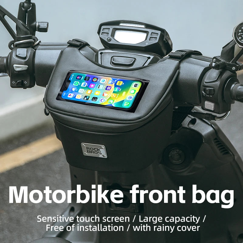 ROCKBROS Waterproof Motorcycle Front Bag with Phone Window