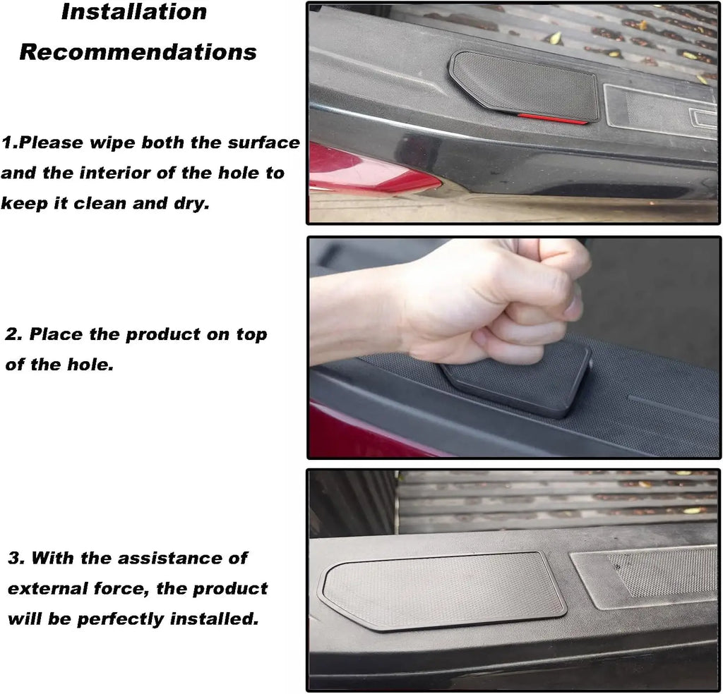 Chevy Silverado GMC Sierra Bed Rail Stake Hole Covers 2019-2023 - image 10