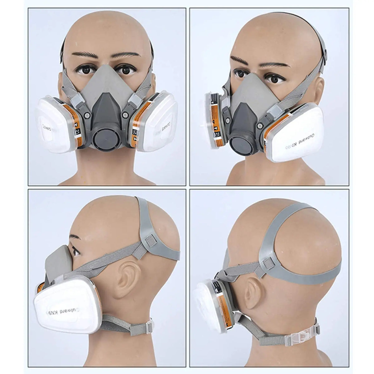 27-in-1 6200 Half-Face Respirator with Filters - image 5
