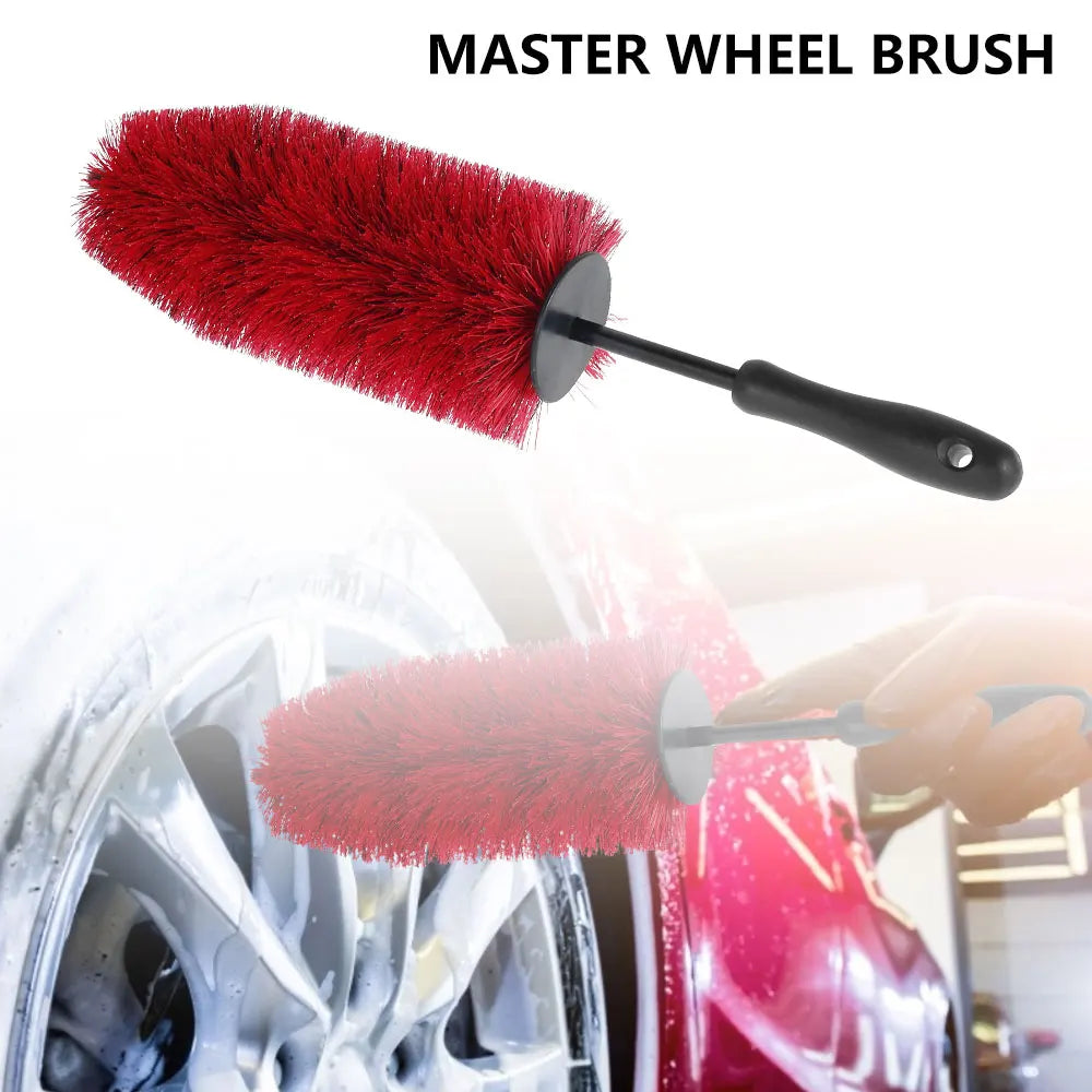 Nylon Wheel Cleaning Brush for Car Rims and Tires
