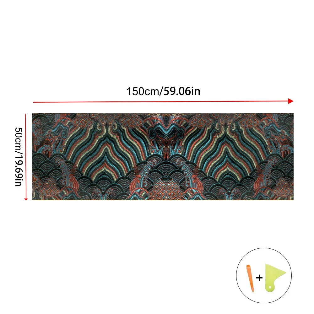 Self-Adhesive Pillar and Headliner Fabric Wrap, 59 x 19.7 in