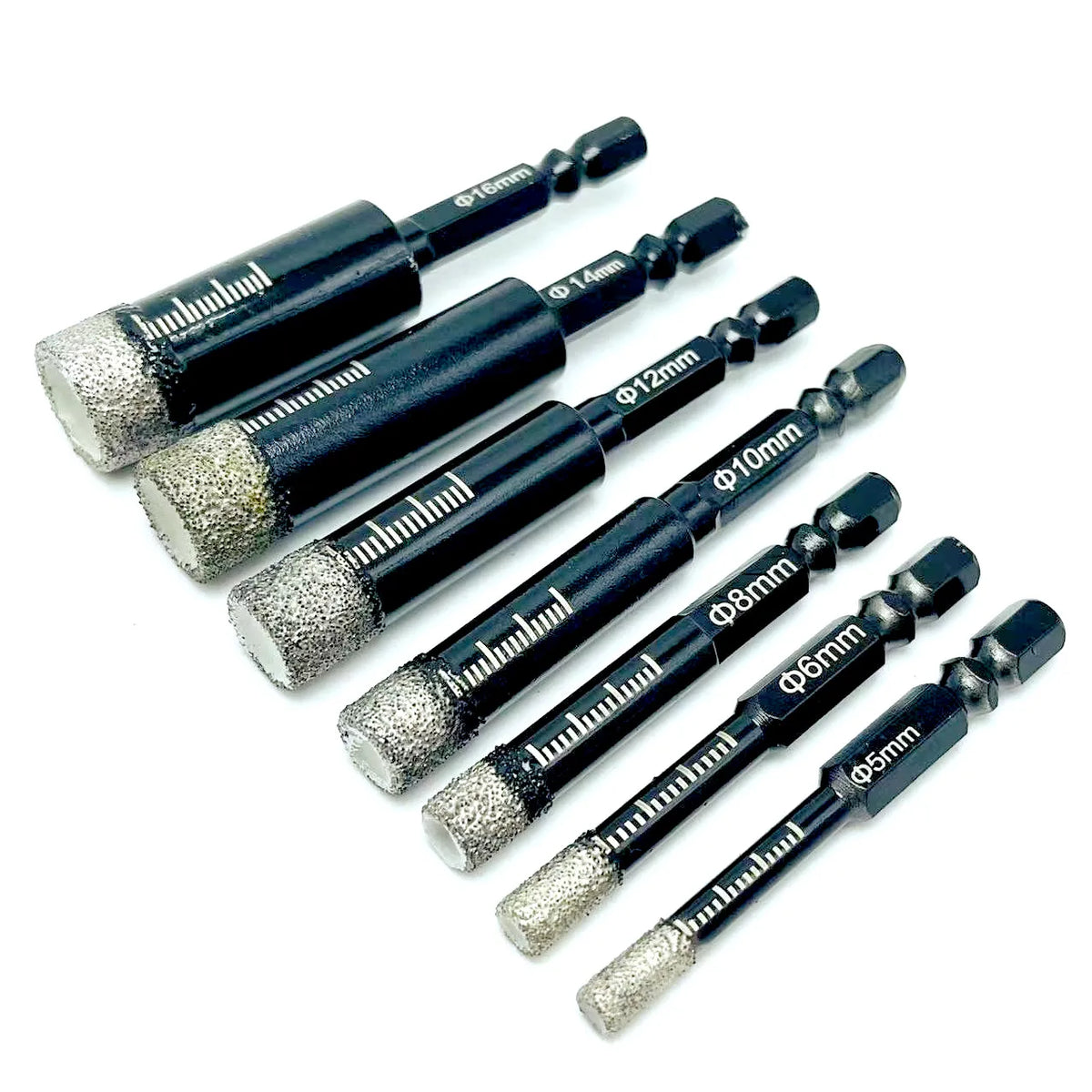 Diamond Drill Bit 5-16mm Hex Shank for Tile, Marble, Granite - image 2