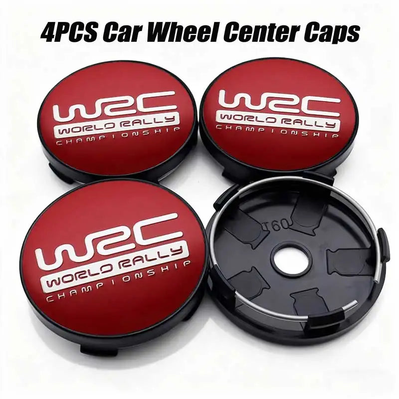 WRC Emblem Wheel Center Cap Stickers, 56/60mm 4-Pack - image 11