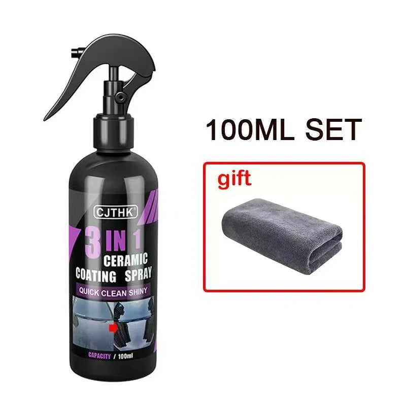 3-in-1 Ceramic Nano Coating Spray for Car Paint