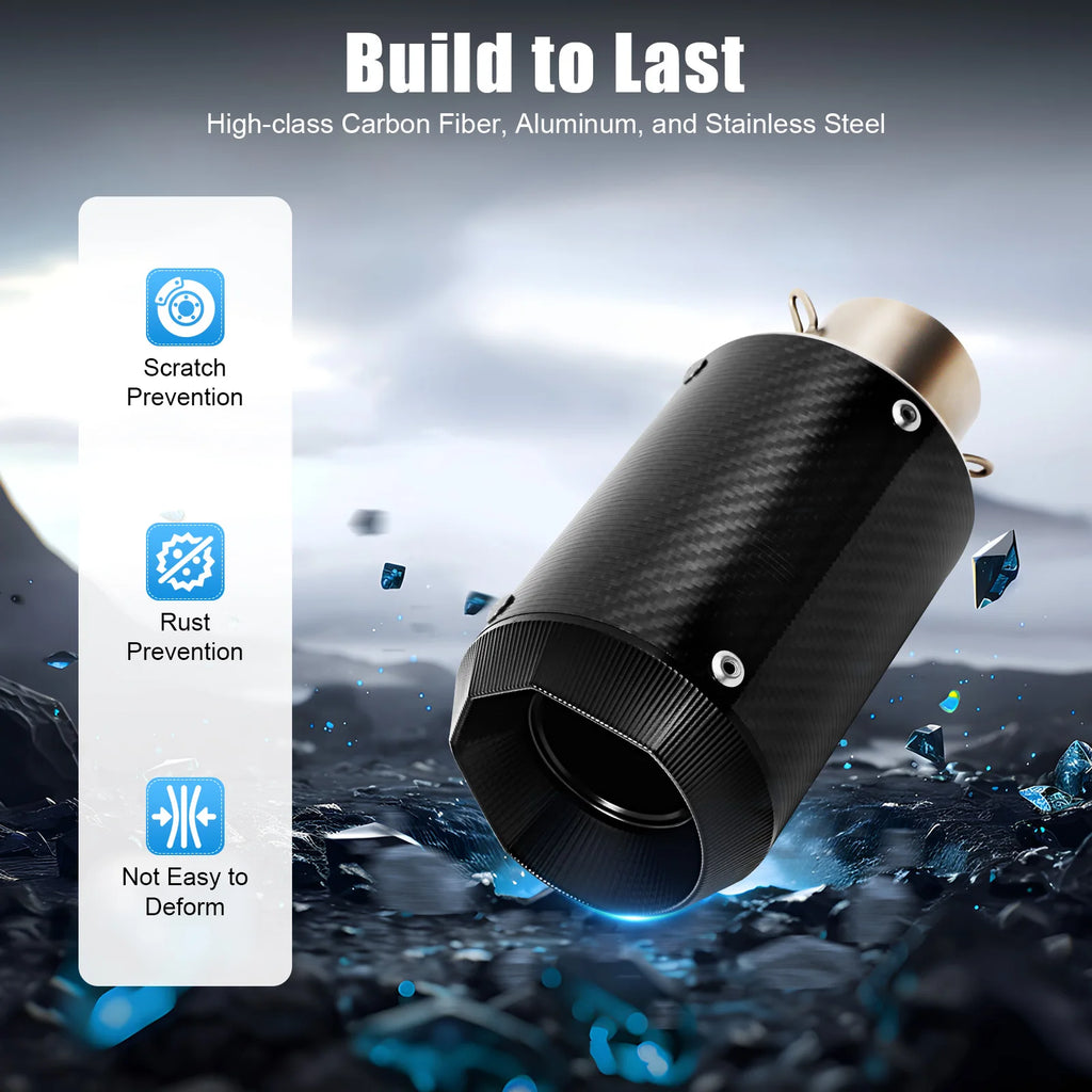 Carbon Fiber Exhaust Muffler for Kawasaki Z900 & GSX-R750 - image 10