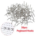 50-Piece Pegboard Hooks – Garage & Workshop Storage