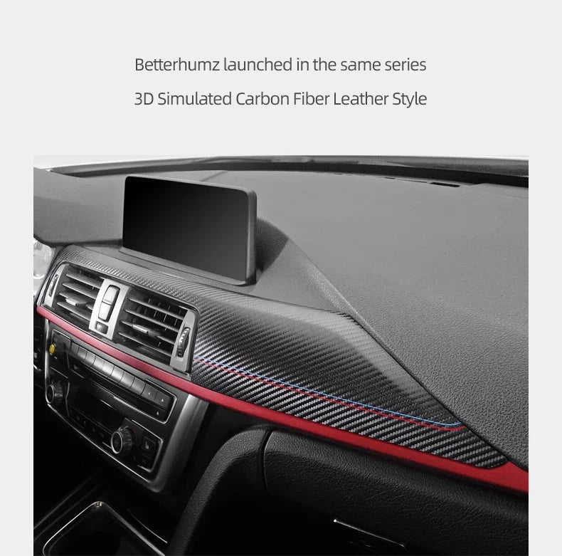 Suede or Carbon Fiber Dashboard Panel Cover for BMW 3 Series F30 F34